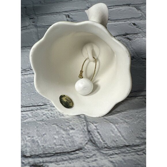 Vintage Pink Green Calla Lilly Bell Painted - Picture 10 of 10